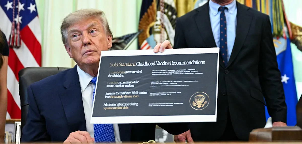 Trump Slams 'Soda Bottle-Sized' Vaccine Doses, Links to Child Autism