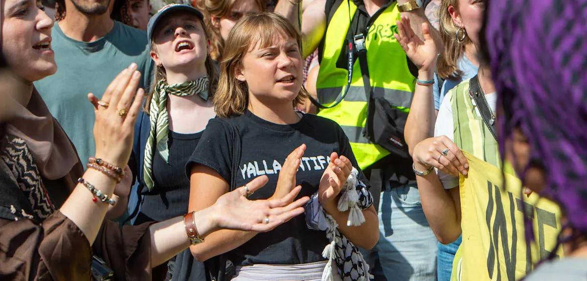 Greta Thunberg Joins Anti-Arms Protest in Berlin, Mass Arrests Ensue