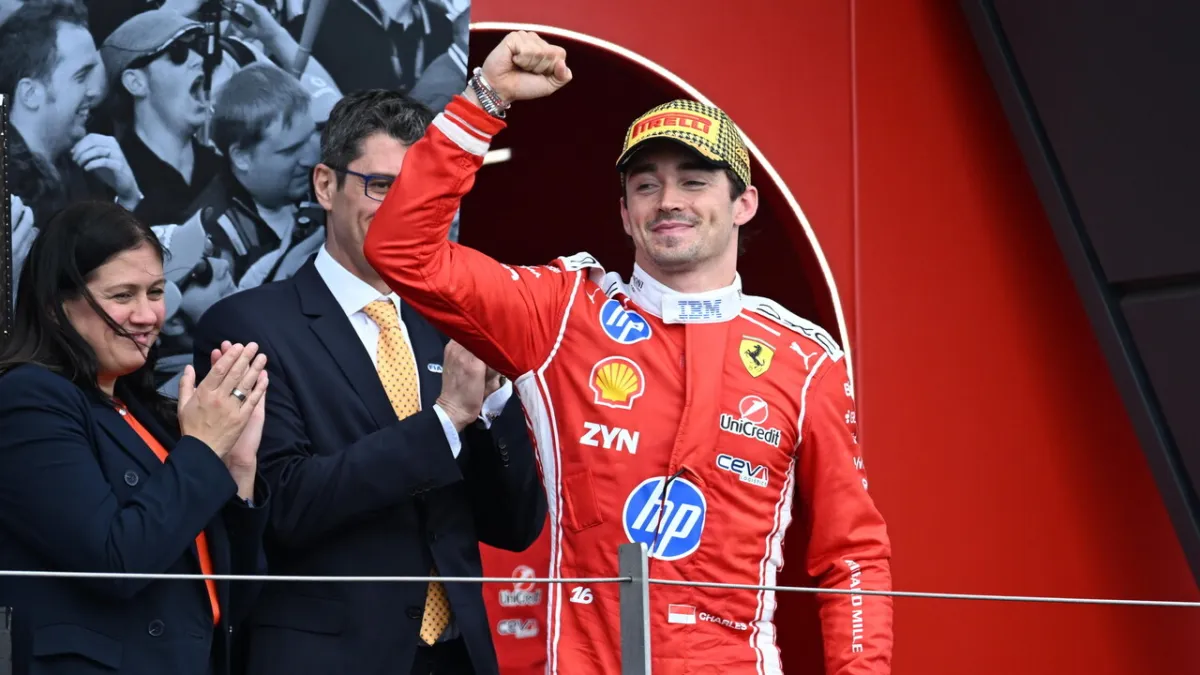 Leclerc Bawa Ferrari ke Puncak Silverstone, Hamilton Amankan Podium