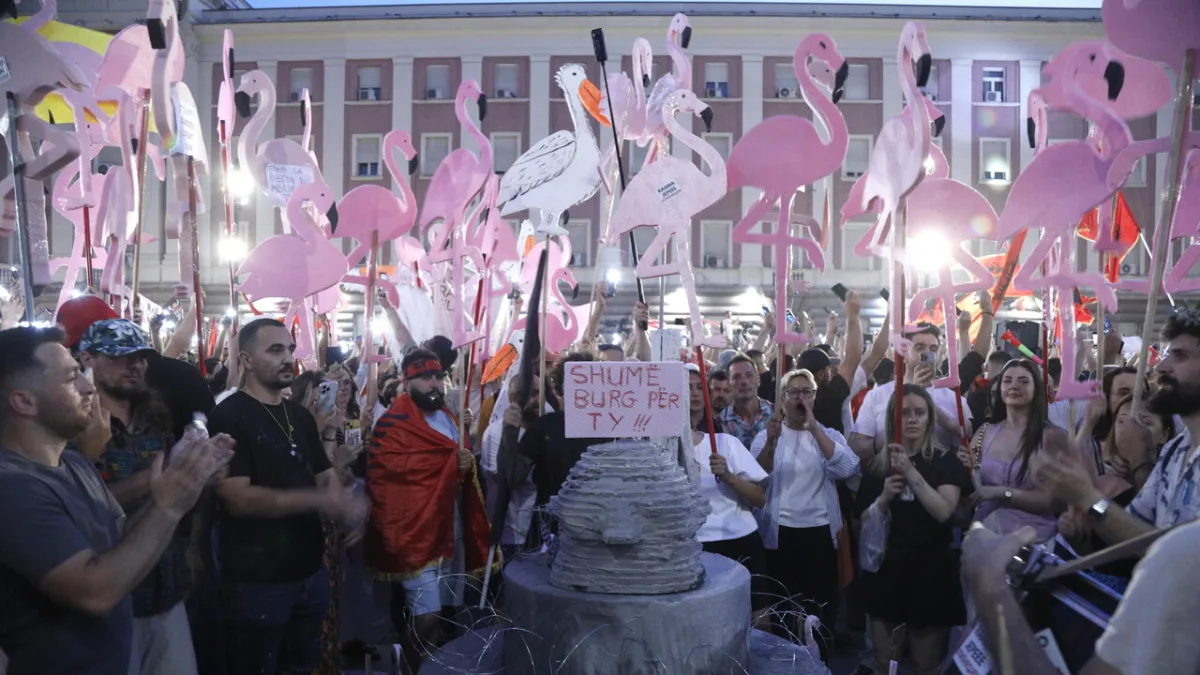 Albania Erupts: Thousands Protest Trump-Linked Resort for 42nd Night!