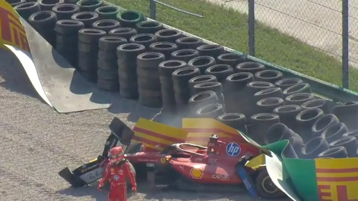Drama Monza: Leclerc Tersingkir Dini, Bendera Merah Berkibar di Sirkuit!