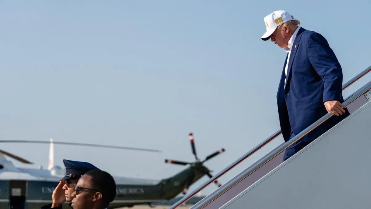 Ancaman Iran: Trump Pulang NATO Diam-diam dengan Pesawat Militer, Bukan Air Force One