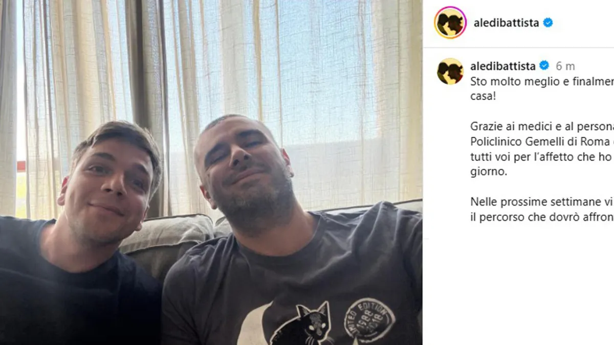 Alessandro di Battista Pulih, Ucap Syukur Setelah Perjalanan Medis Berat