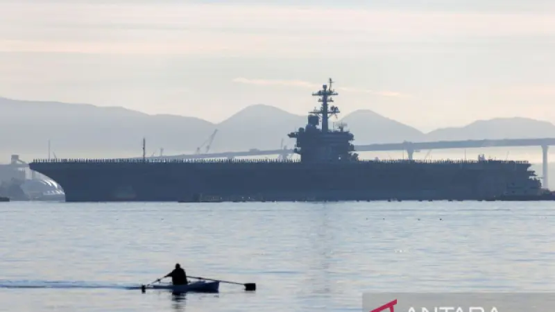 Tegang! Iran Klaim Hantam USS Abraham Lincoln, Tolak Negosiasi Tegas dengan AS