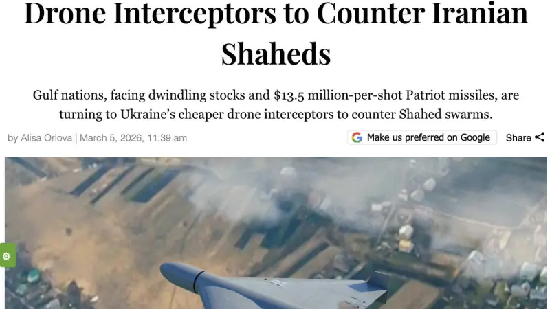 Pentagon Lirik Drone Interseptor Ukraina Tangkal Agresi Iran