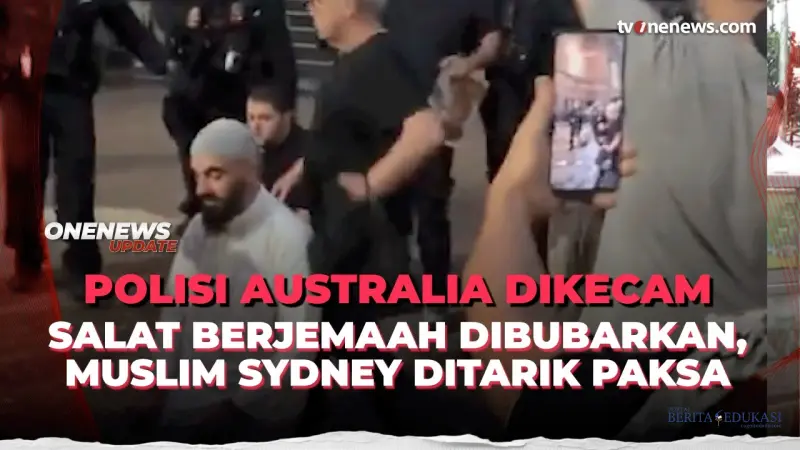 Polisi Australia Bubarkan Salat Jemaah di Sydney, Pemicu Kecaman Keras Global