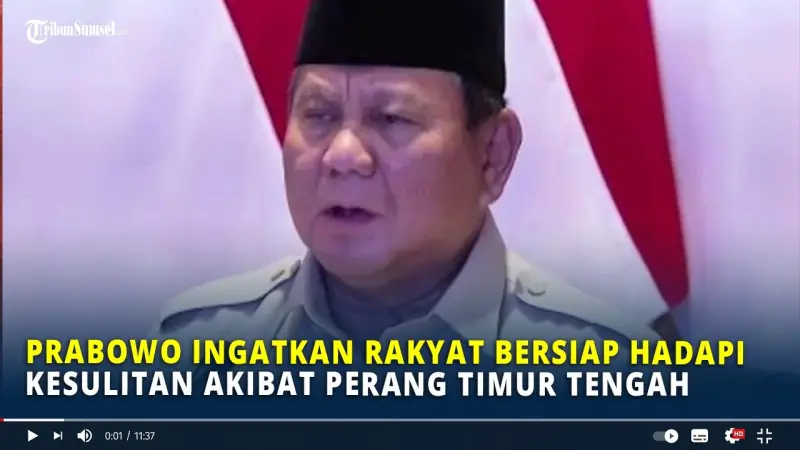 Prabowo Desak Rakyat Bersiap, Ancaman Ekonomi Global Kian Nyata dari Timur Tengah
