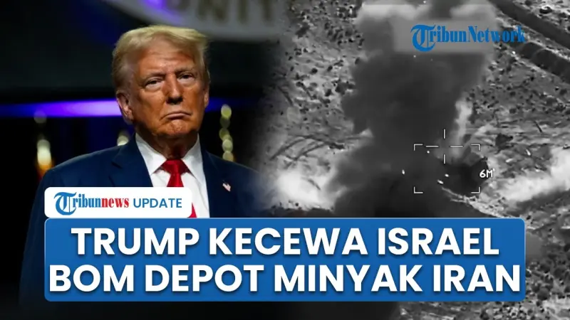 Trump Dikabarkan Tak Senang Israel Serang Depot Minyak Iran, Mengapa?